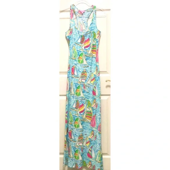 Lilly Pulitzer You Gotta Regatta Treena Maxi Dress - Picture 14 of 16